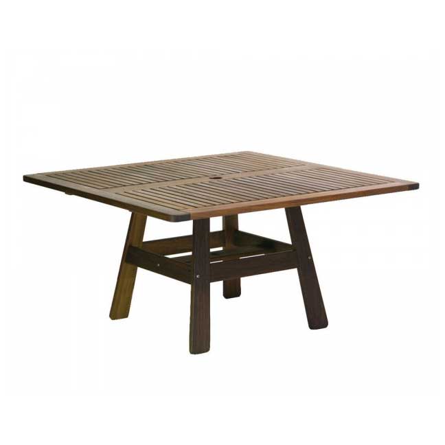 Jensen Leisure Beechworth IPE 53" Square Dining Table Outdoor Furniture